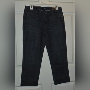 a.n.a 99% Cotton Women's Straight Leg Jeans - Dark Blue Wash 4